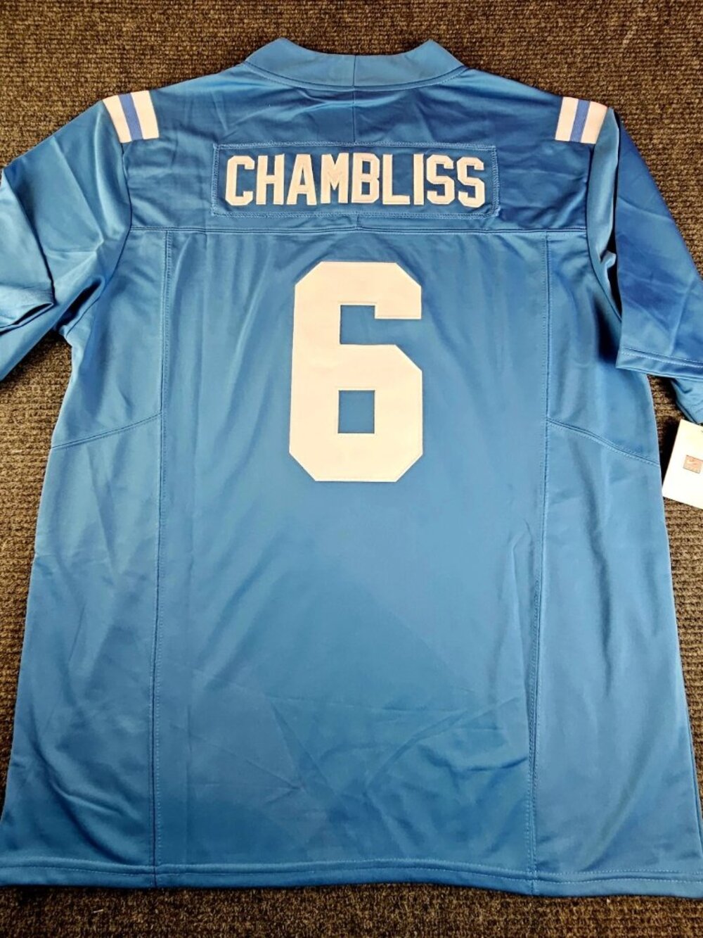 Trinidad Chambliss Stitched Powder Blue Jersey Vapor